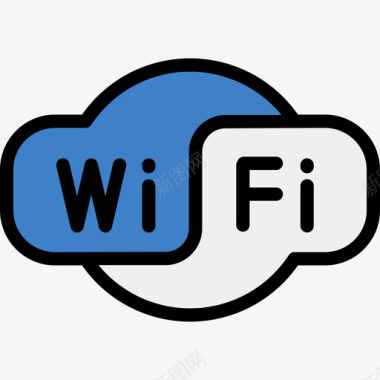 Wifi暑假颜色线条颜色图标图标