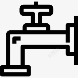 带线式水龙头水龙头家具和家用直列式图标高清图片
