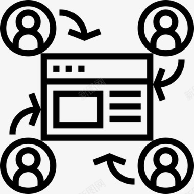 火焰数字3浏览器数字营销3线性图标图标