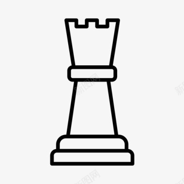 国际象棋商业棋子图标图标
