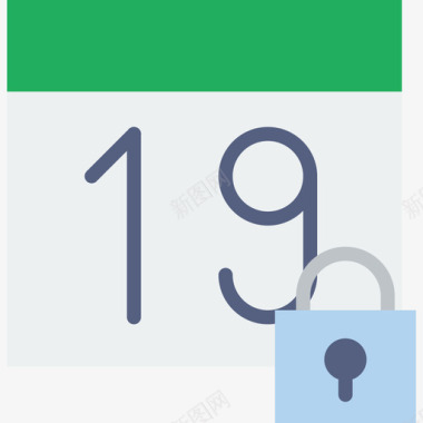 新年日历图片日历交互资源2平面图标图标