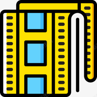 电影文件电影电影6黄色图标图标