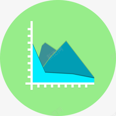 统计数据图表圆形平面图图标图标