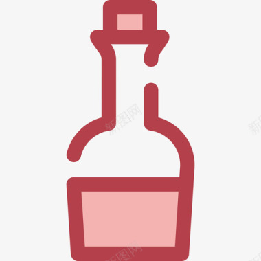 红色圆球醋食品和餐厅6红色图标图标