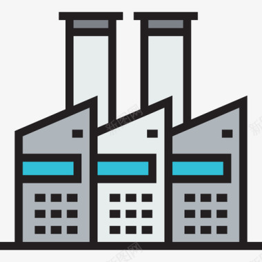 工厂好货工厂工业2线颜色图标图标