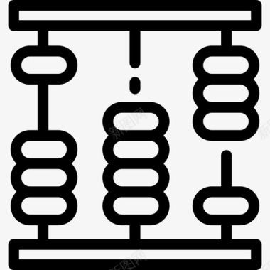 古算盘算盘教育13直系图标图标