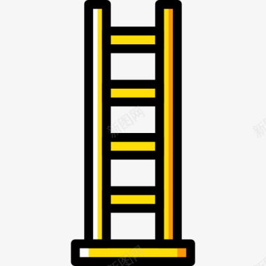 梯子结构8黄色图标图标