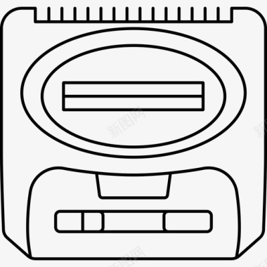 游戏机游戏机杂项收藏浅圆形图标图标