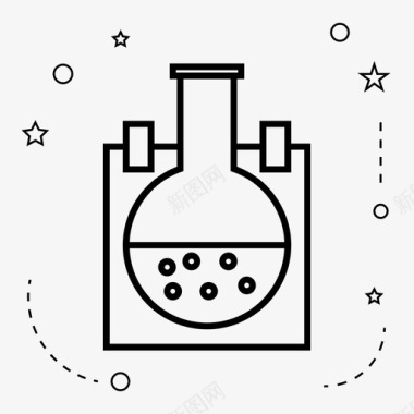 锥形烧瓶锥形烧瓶烧瓶架图标图标