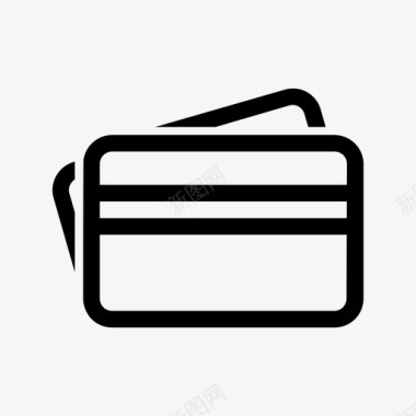 借记卡信用卡借记卡付款图标图标