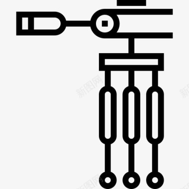 脚架放映机三脚架技术设备2线性图标图标