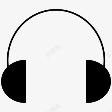 耳机无线耳机电子产品符号图标图标