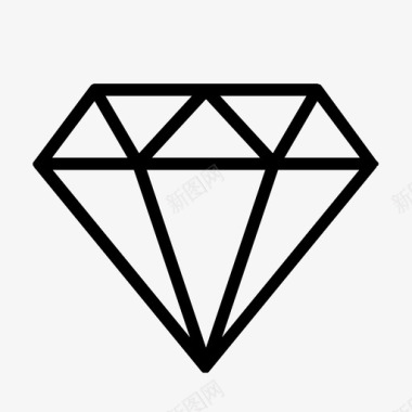 珠宝珠宝首饰钻石图标图标