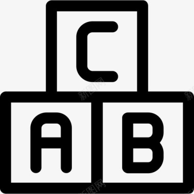 ABCAbc婴儿5直系图标图标