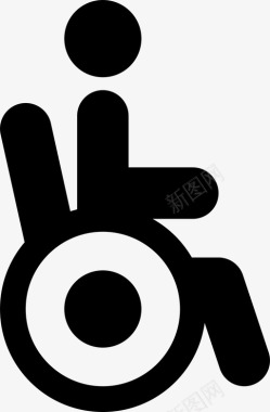 残疾残疾人病人图标图标