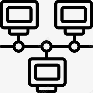 会议分析网络搜索引擎优化和分析3线性图标图标