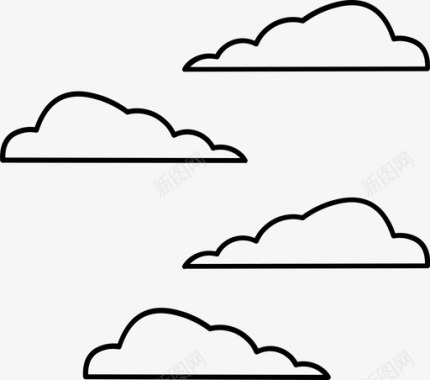 云云天空图标图标