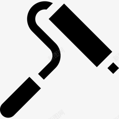 油漆辊卷筒纸6填充图标图标