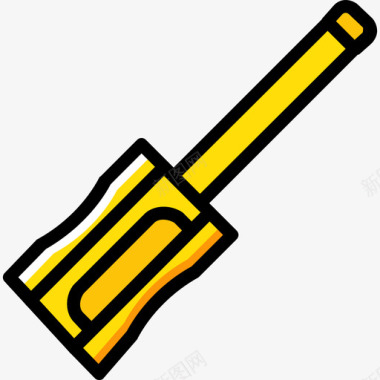 卷笔刀教育6黄色图标图标