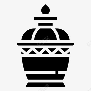 碗陶器手工制作图标图标