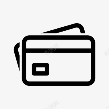 借记卡信用卡借记卡付款图标图标