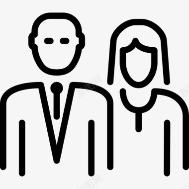 父母家庭2直系亲属图标图标
