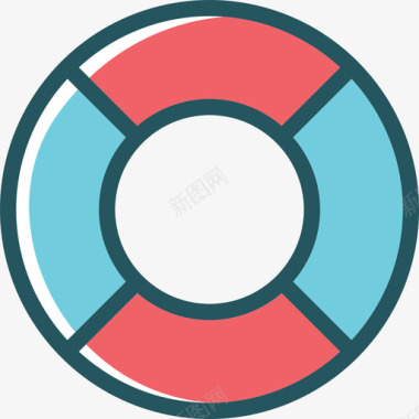 公共标识安全浮动安全行程元件收集图标图标