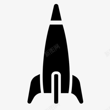 火箭导弹飞天火箭图标图标