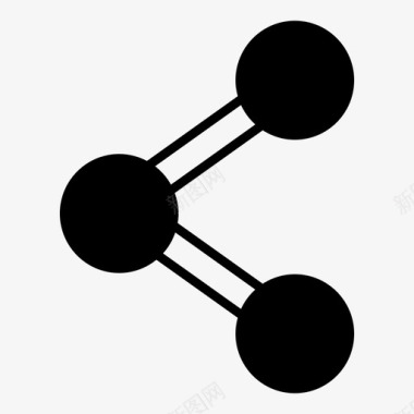 社交场合链接网络共享图标图标