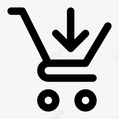 购物车保存下单销售图标图标