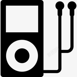 电子音乐播放器填充电子音乐播放器图标高清图片