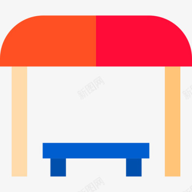 公共环境标语公共汽车站城市与环境公寓图标图标