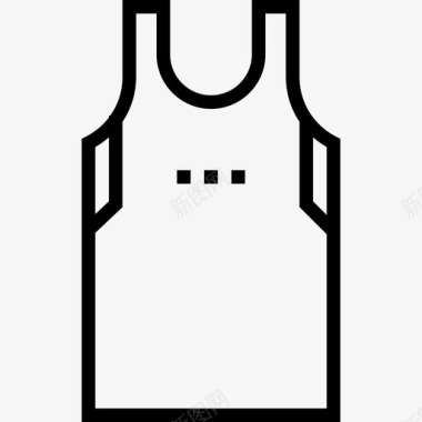 篮球icon篮球运动衫16号运动衫直线型图标图标