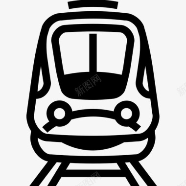 公交地铁标识列车机车地铁图标图标
