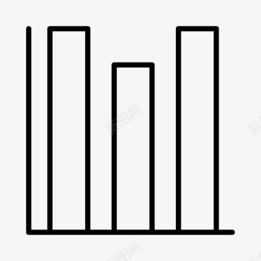图表柱状图柱状图业务图表图标图标