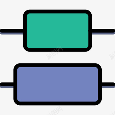 简约线条元素垂直对齐元素线条颜色图标图标