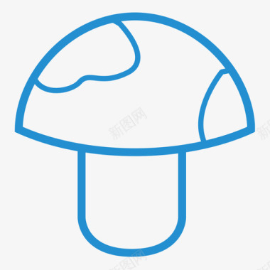 手绘可爱的小龙mushroom图标