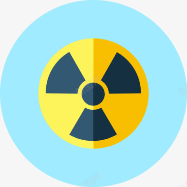 辐射物理圆形图标图标