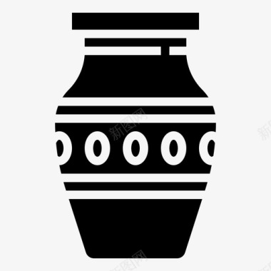 陶器碗手工制作图标图标