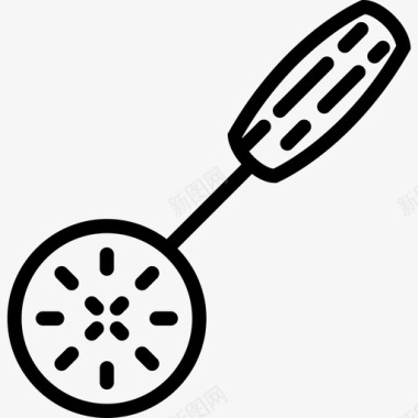 开槽勺子美食收藏2直系图标图标