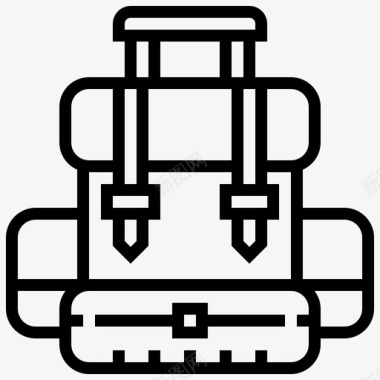 书包教育教育线图标图标