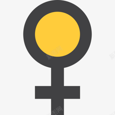 女性服装女性标志药物元素颜色图标图标