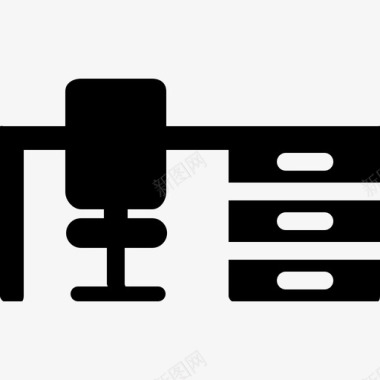 办公桌图片办公桌办公室和办公桌图标图标