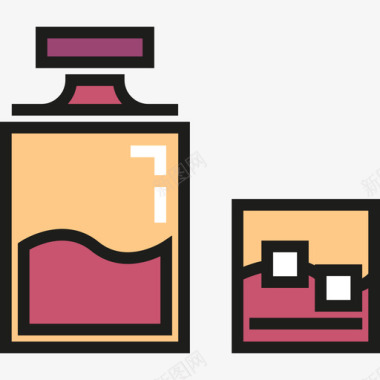 酒店网页2威士忌酒店2原色图标图标
