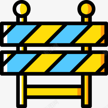 黄色沙砾护栏施工8黄色图标图标