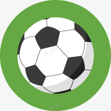 足球足球2圆圈平飞图标图标