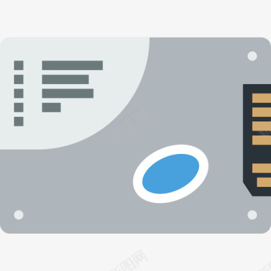 SSD固态硬盘固态硬盘技术元件平板图标图标