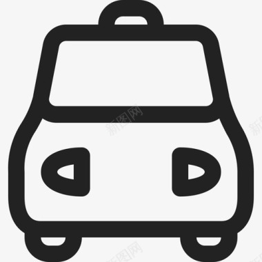 出租车送货旅游图标图标