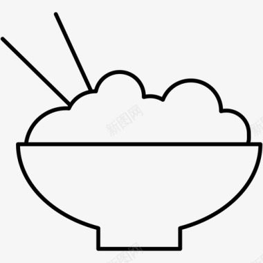 米饭食物饭图标图标
