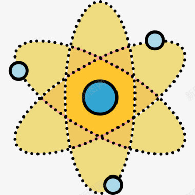 原子科学与设备6彩色128px图标图标